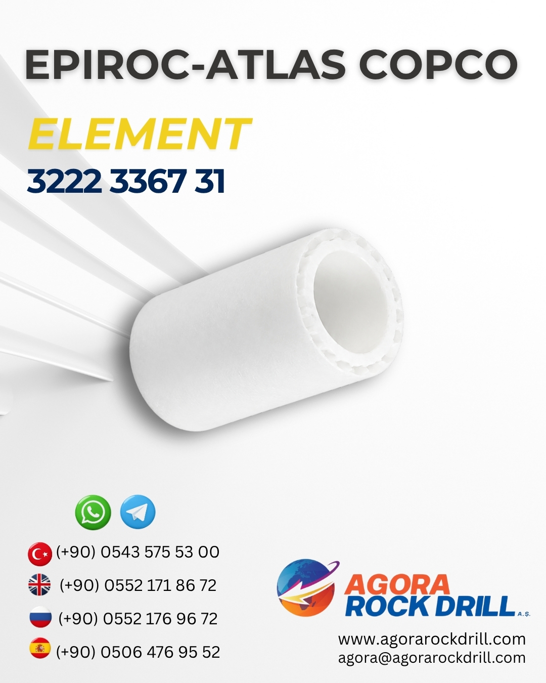 Epiroc - Atlas Copco - Element - 3222 3367 31 - 3222336731 - 3222-3367-31