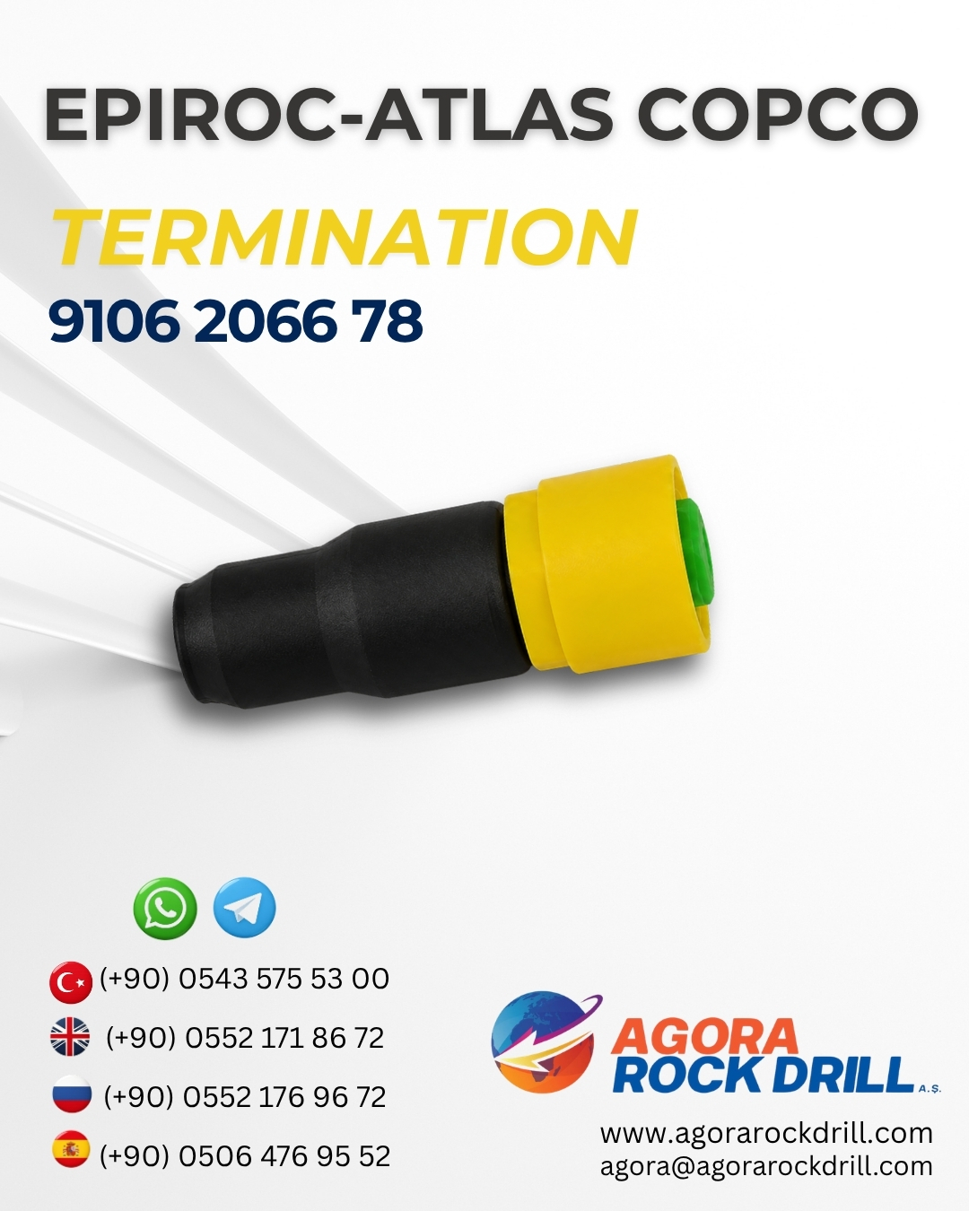 Epiroc - Atlas Copco - Termination - 9106 2066 78 - 9106206678 - 9106-2066-78