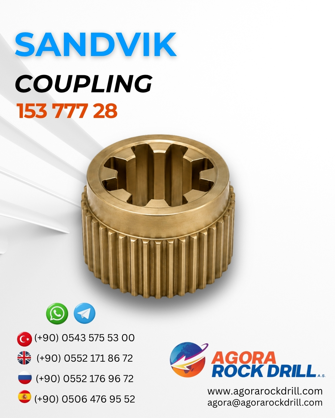Sandvik - Coupling - 153 777 28 - 15377728
