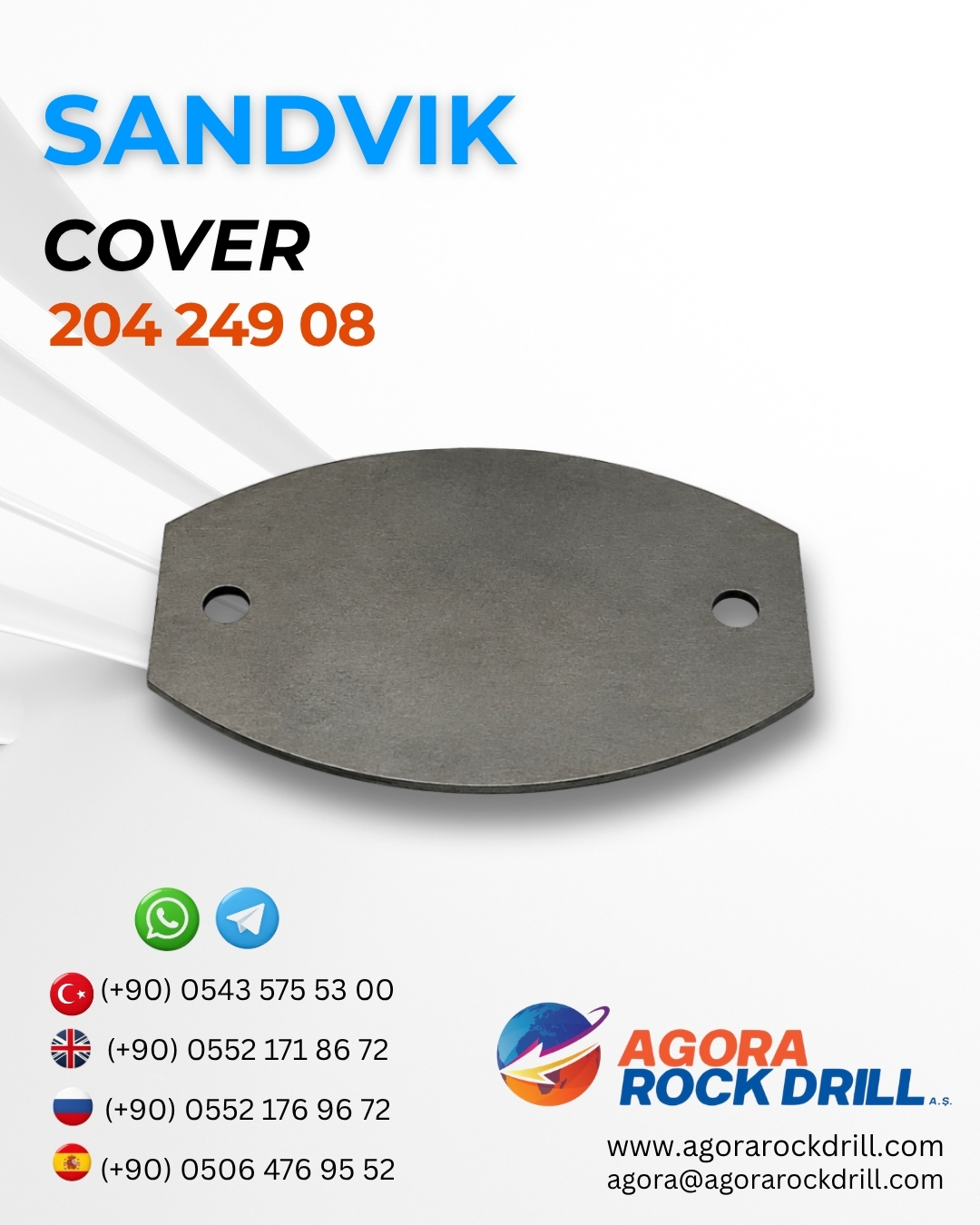 Sandvik - Cover - 204 249 08 - 20424908