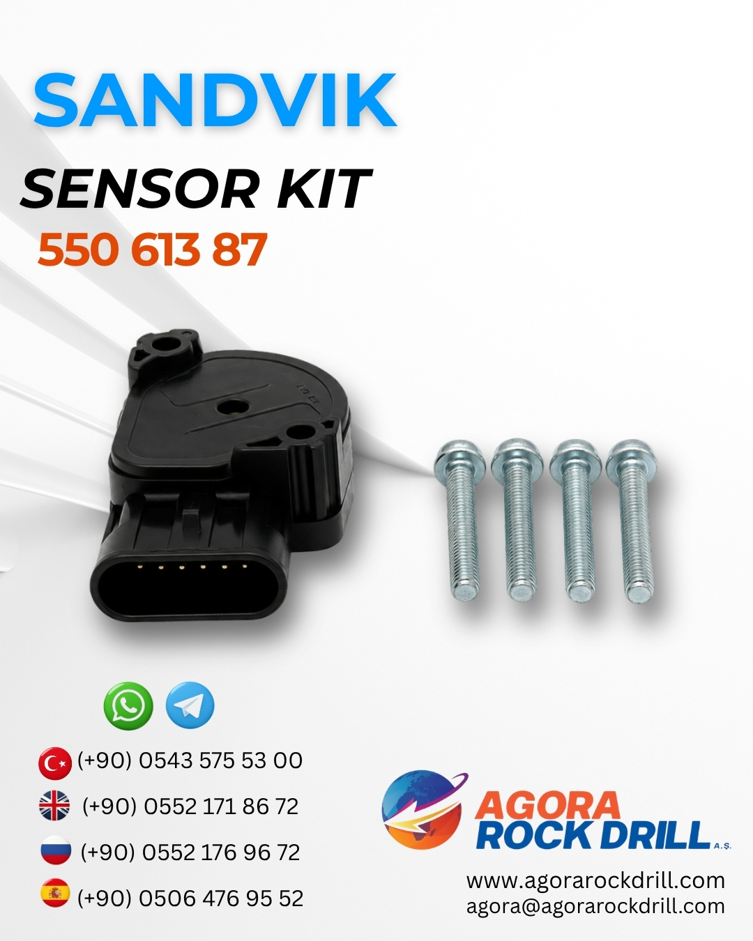 Sandvik - Sensor Kıt - 550 613 87 - 55061387