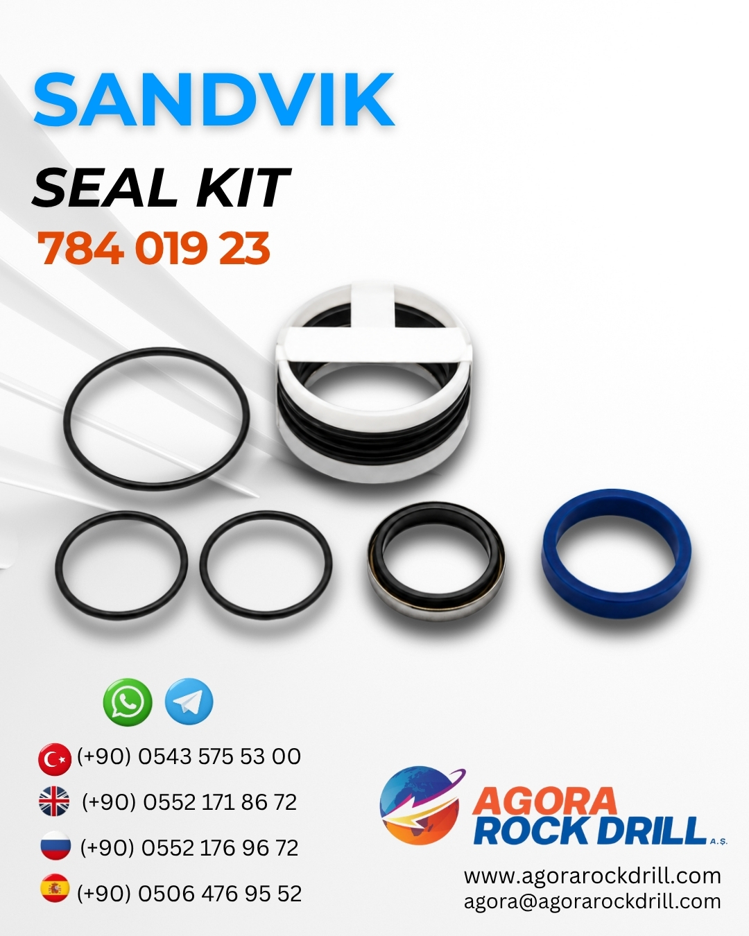 Sandvik - Seal Kit - 784 019 23 - 78401923