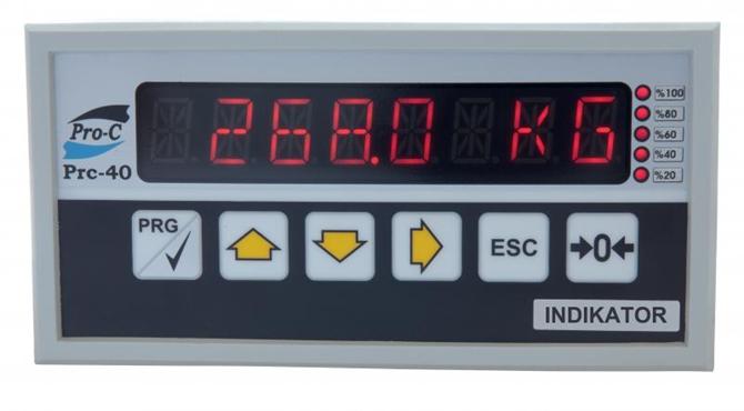 PRC40 Genel Amaçlı Ağırlık Gösterge ve Kontrol Cihazı
