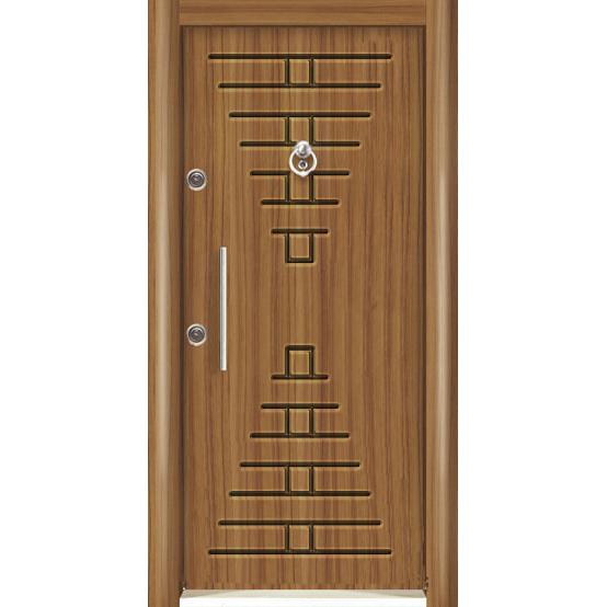 Africa Walnut Color Steel Door