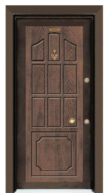 Walnut Walnut Steel Door