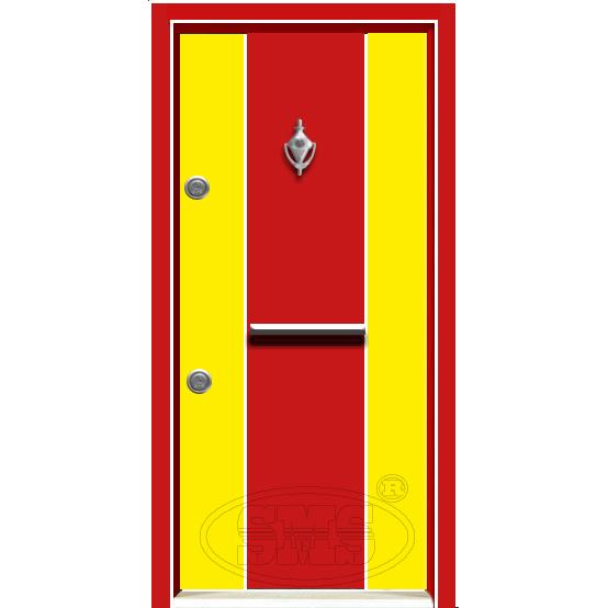 Fan Special Design Steel Door