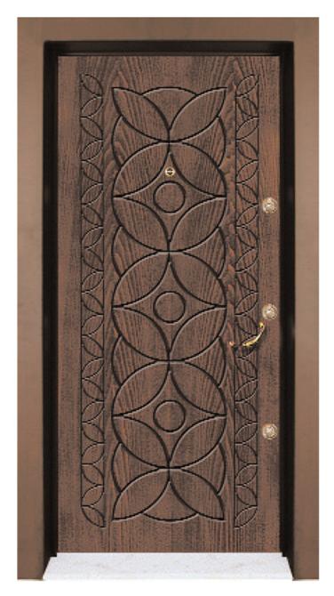 Prestige Series - PRT 198 Walnut Walnut - Steel Door Model